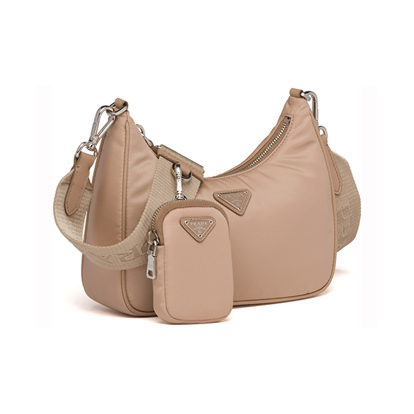 Prada Nylon Re-edition 2005 Beige Bag