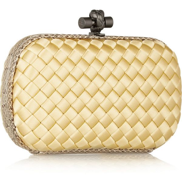 Bottega Veneta Gold Knot Clutch