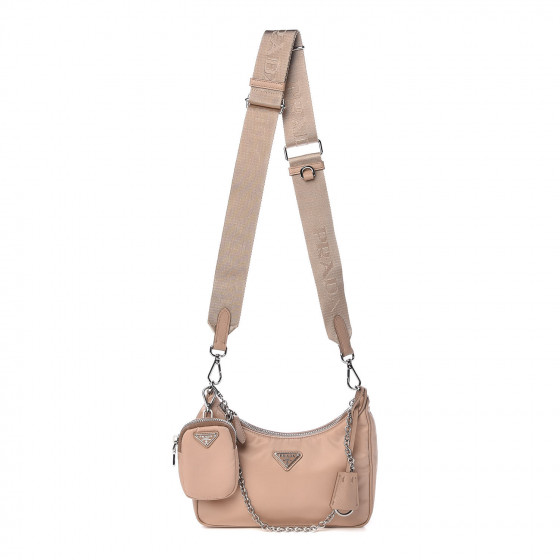 Prada Nylon Re-edition 2005 Beige Bag