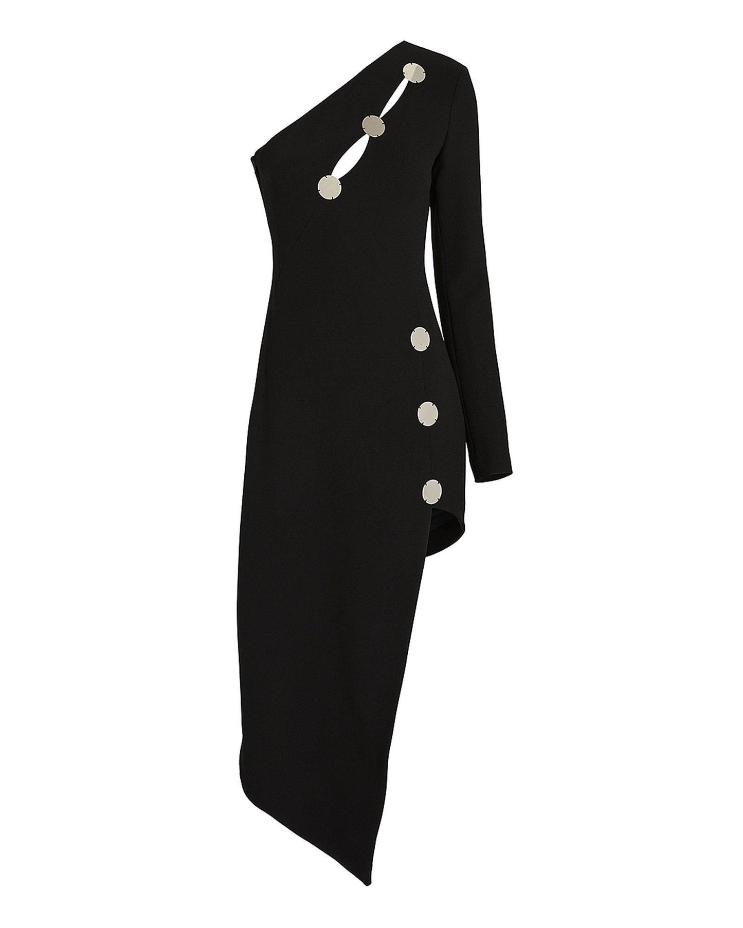 David Koma One Shoulder Asymmetric Dress