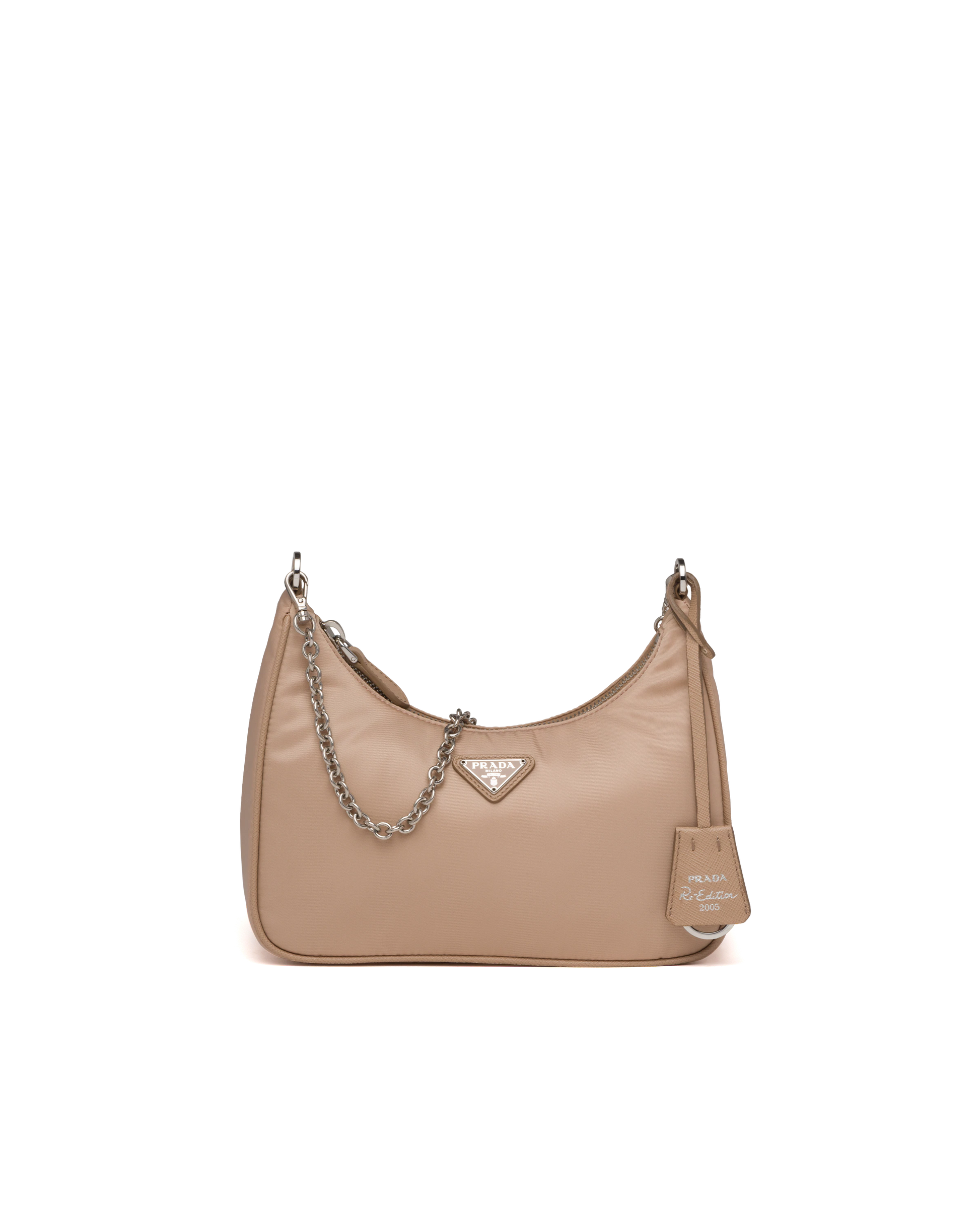 Prada Nylon Re edition 2005 Beige Bag weartherunway