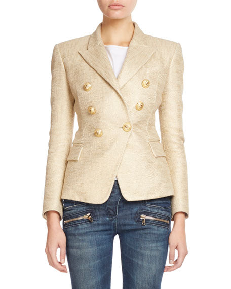 Balmain Gold Blazer