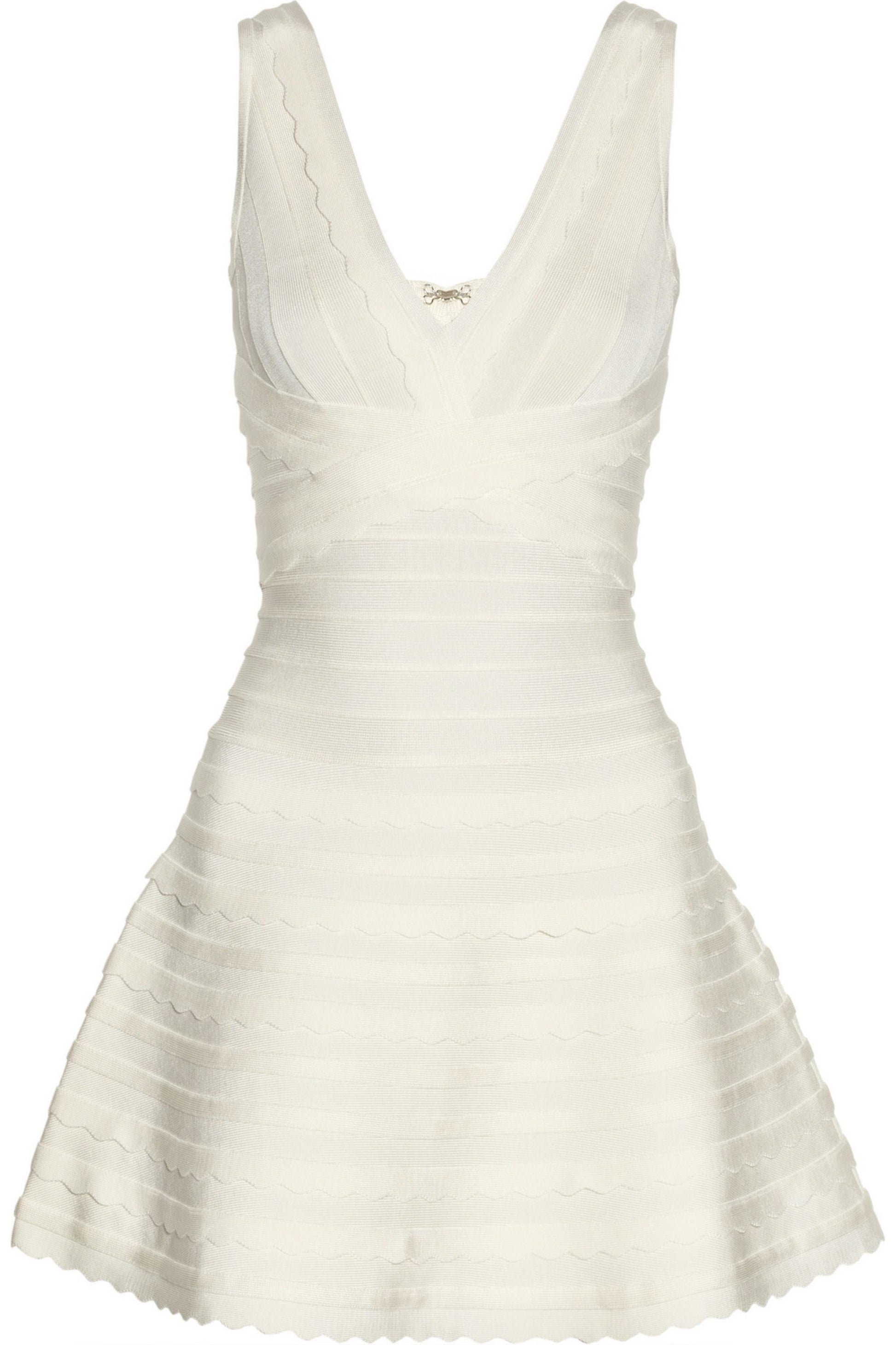 Herve Leger White Bandage Mini Dress Size XS (UK 6) – Sellier
