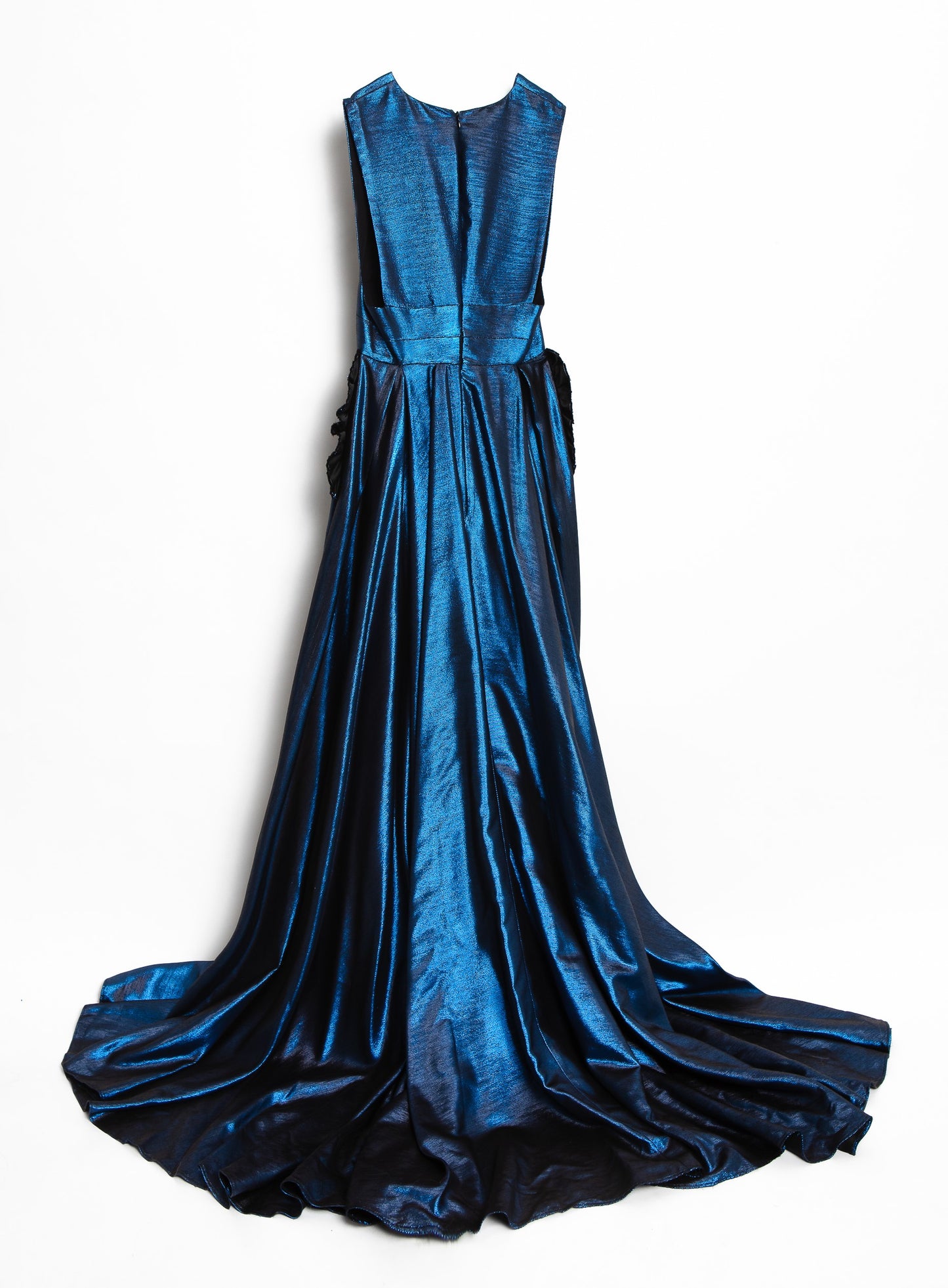 Maria Lucia Hohan Blue Metallic Dress