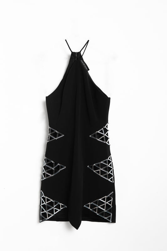 David Koma Mini Cut Out Dress