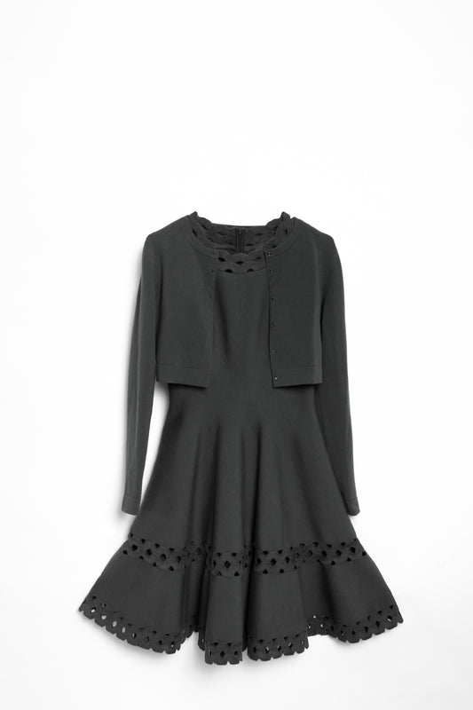 Alaia Knit 2 Piece Set Dress