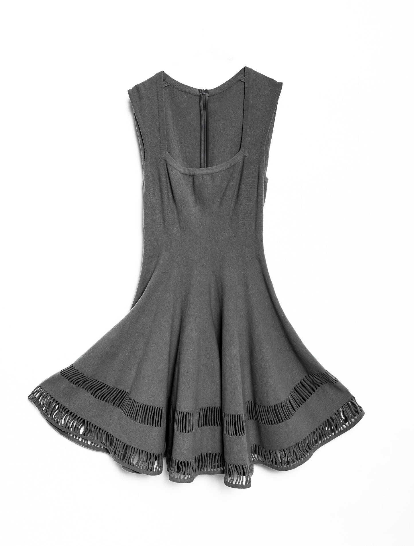 Alaia Grey Knit Dress