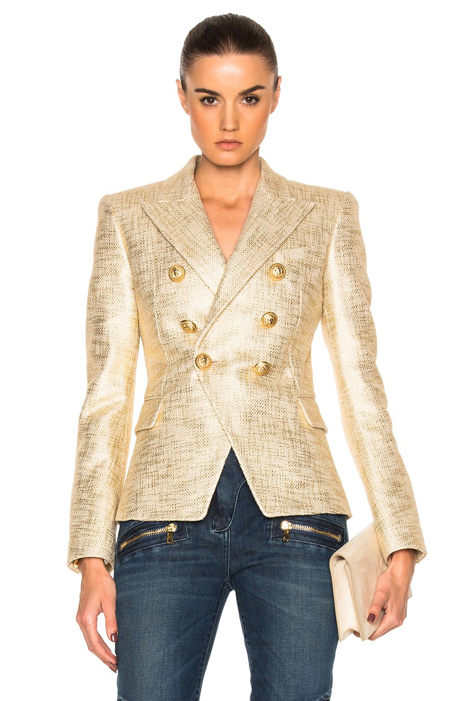 Balmain Gold Blazer