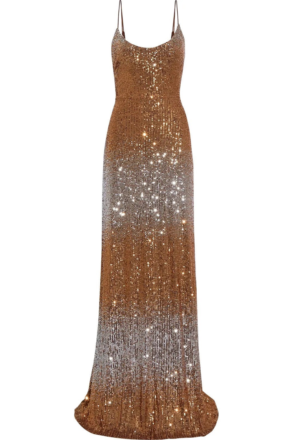 Halston Sequin Maxi Dress